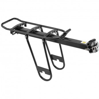 Багажник STELS 20"-28" BLF-H3 быстросъёмный чёрный Багажник STELS 20"-28" BLF-H3 быстросъёмный чёрный