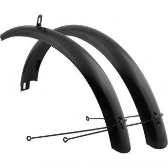 Крылья STELS 20" YC-M015 полноразмерные, чёрные