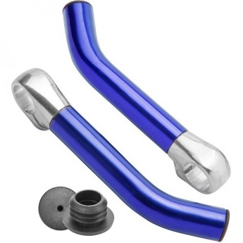 Рога на руль BLF-C1 алюминиевые синие Рога на руль BLF-C1 алюминиевые синие