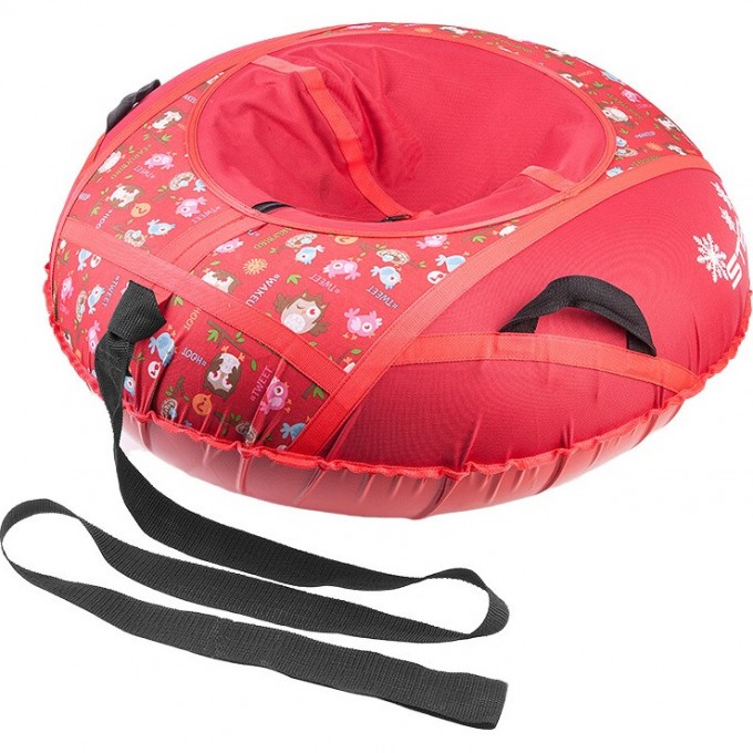 Санки надувные STELS D110см, красные 710059