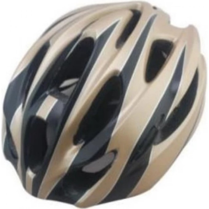 Шлем STELS FSD-HL008 (in-mold). Размер L (54-61 см) золотистый 600317