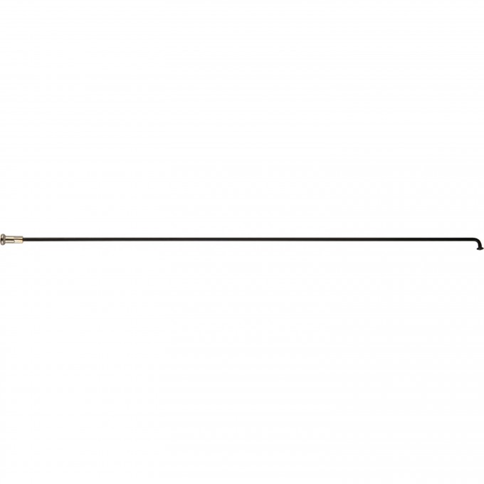 Спица с латунным ниппелем 230 мм, стальная черная 490131