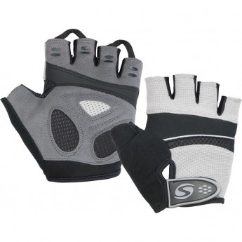 Велоперчатки STELS CG-1096 чёрно-серые p. M