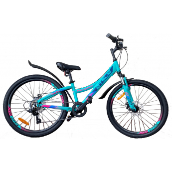 Велосипед STELS Navigator 24" 430 MD V010 мятный (LU095478), рама 11,5, 2023 Велосипед STELS Navigator 24" 430 MD V010 мятный (LU095478), рама 11,5, 2023