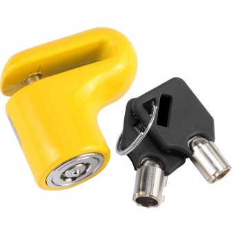 Замок 83205 на дисковый тормоз жёлтый Замок 83205 на дисковый тормоз жёлтый