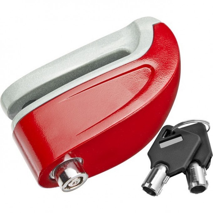 Замок GK202.802 на дисковый тормоз противоугонный c звуковой сигнализацией, красный 540068