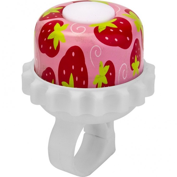 Звонок 23R-01 "Клубника" бело-красный 210119